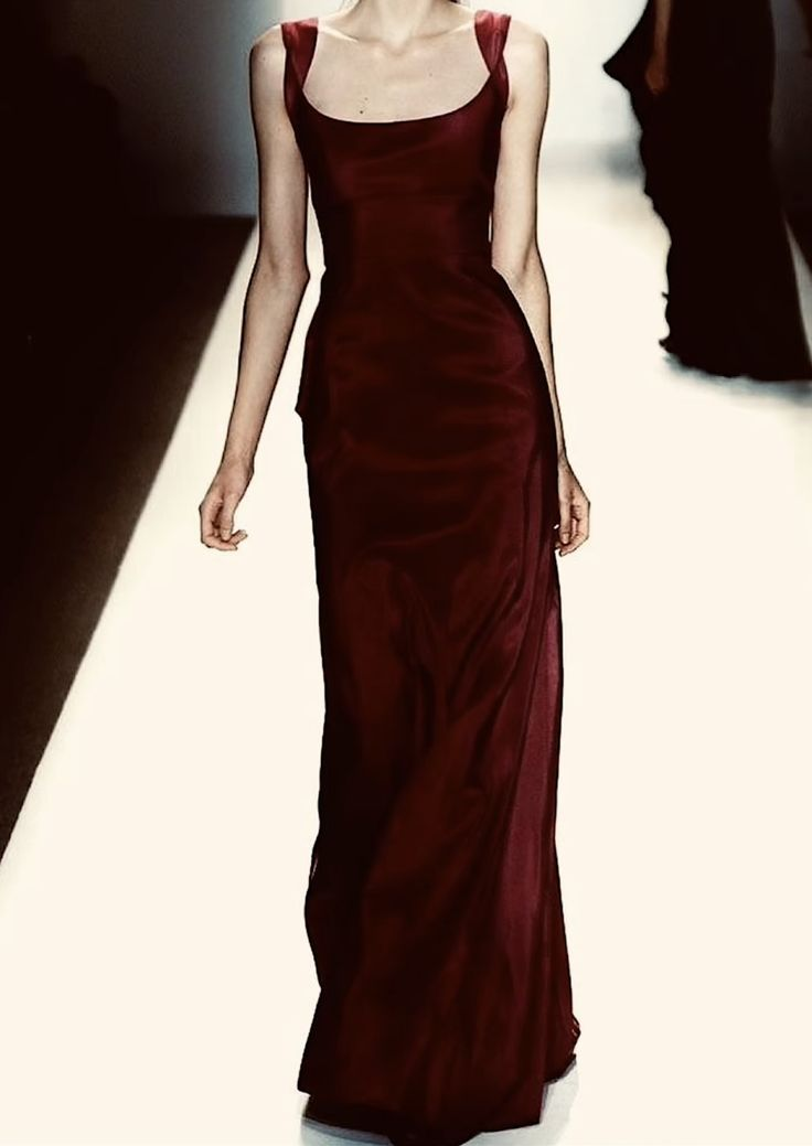 Elegant Satin Long Party Evening Dress