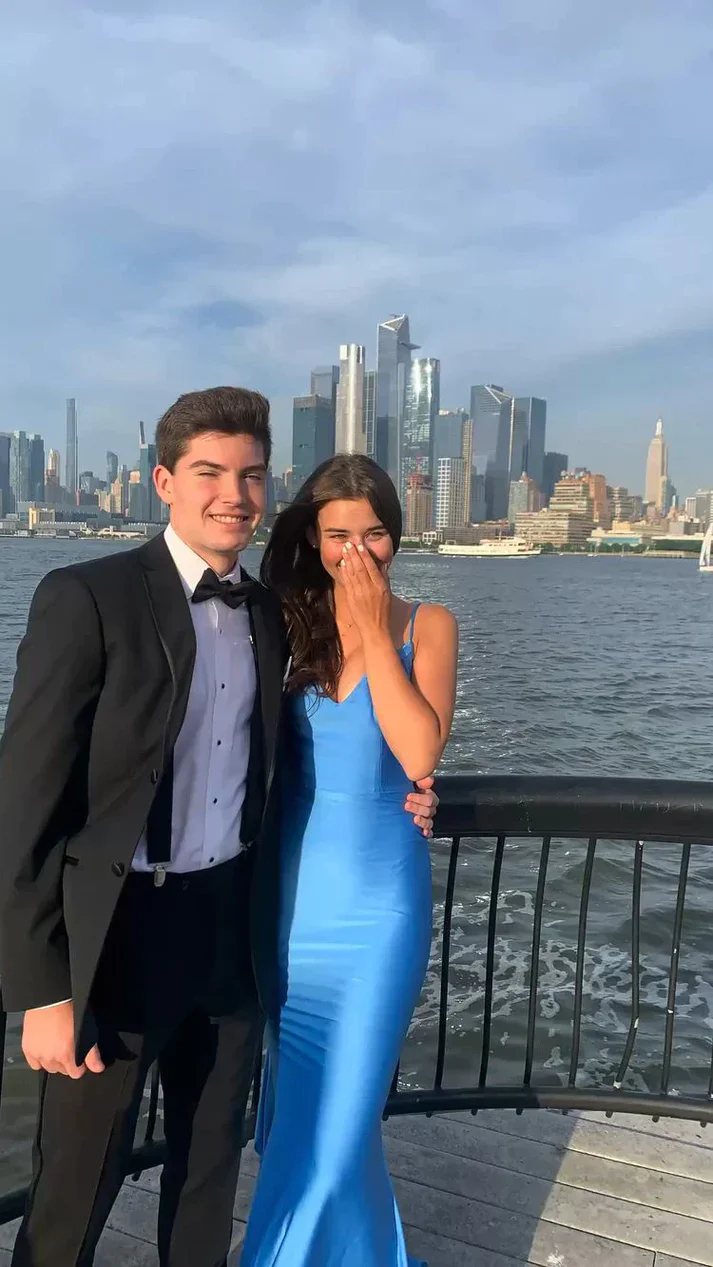 Sexy Blue Mermaid Prom Dresses,Open Back Long Evening Dress