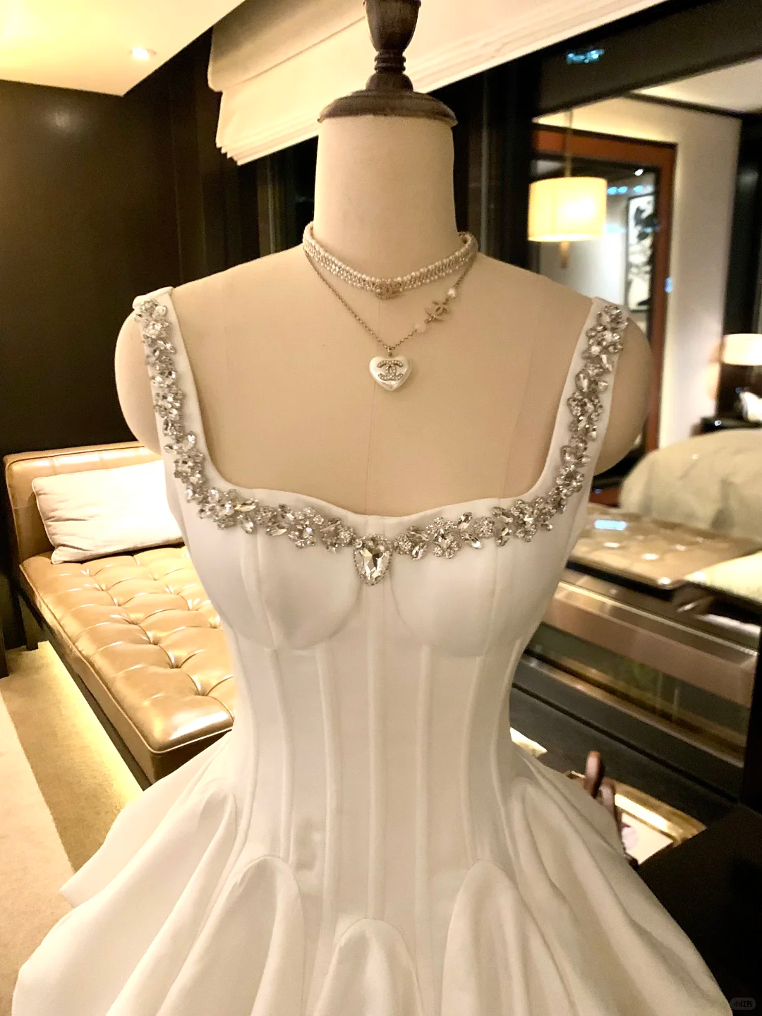 Classy White Satin Beaded A Line Short Birthday Outfits Homecoming Dress