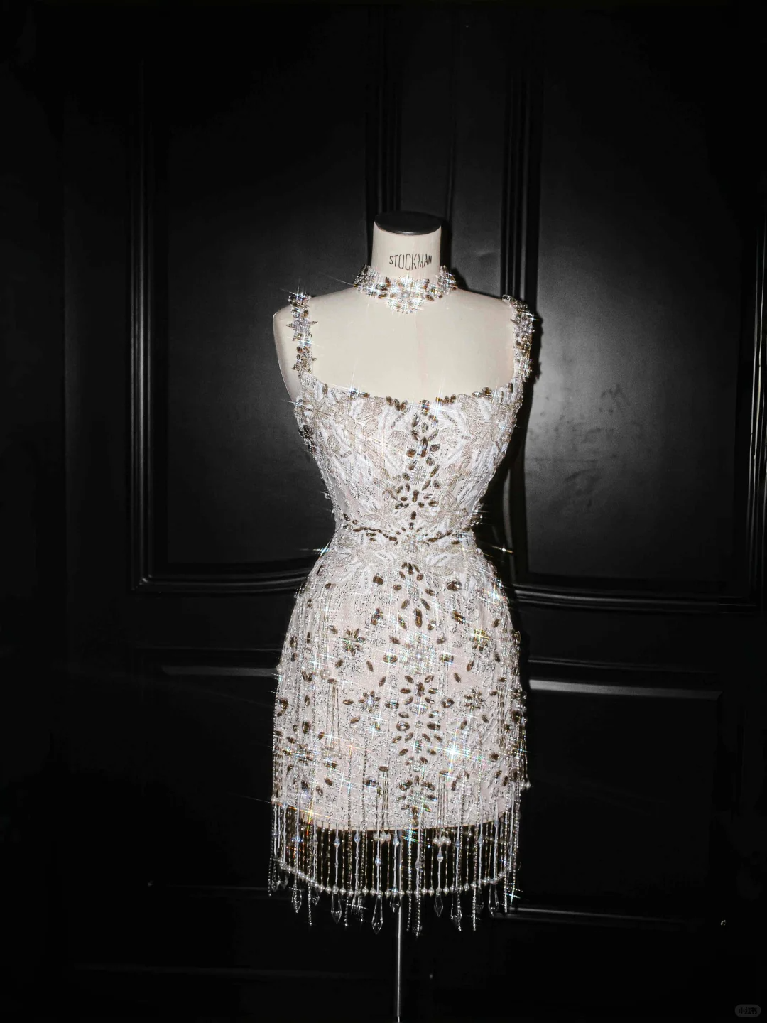Gorgeous Spaghetti Straps Sequin Beaded Sheath Short Party Dress Short Formal Homecoming Dress
