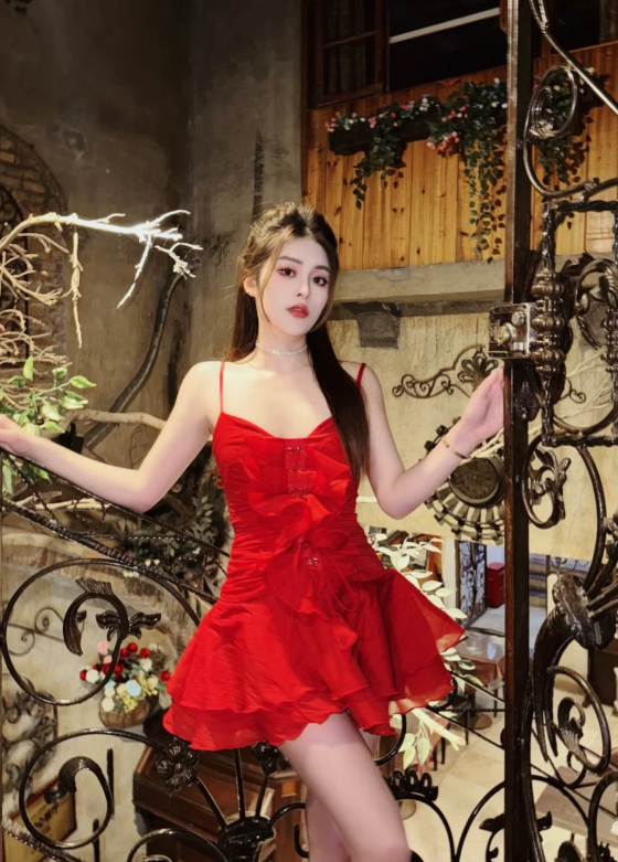French-style 2026 New Pretty Women's Summer Short Dress