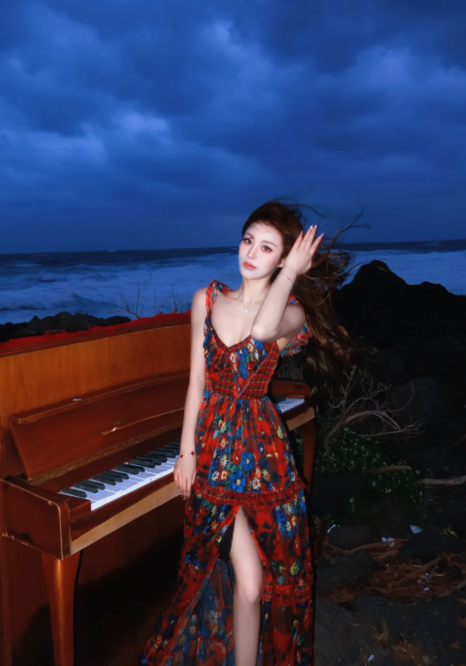 New Pretty French-style Elegant Summer Women's Long Dress