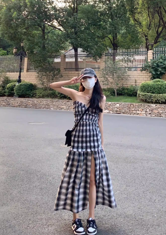 New Pretty French-style Elegant Summer Women's Long Dress