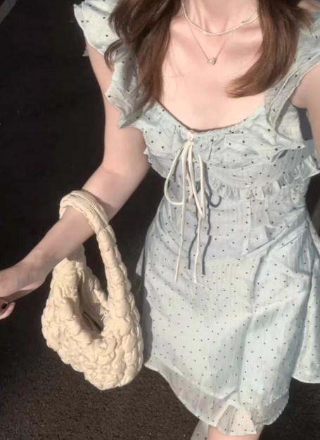 French-style 2026 New Pretty Women's Summer Short Dress