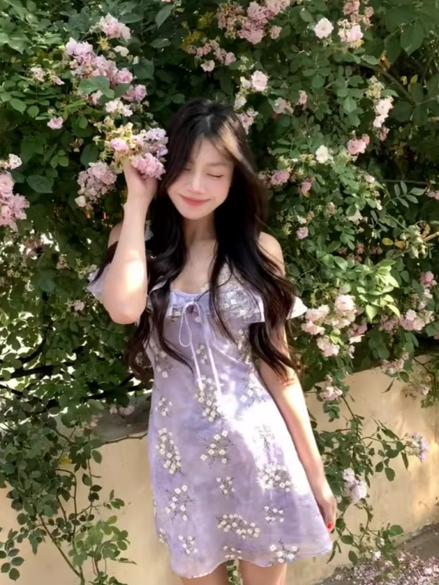 French-style 2026 New Pretty Women's Summer Short Dress