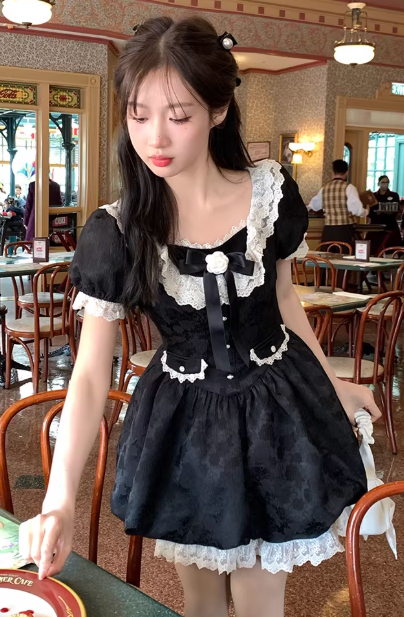 French-style 2026 New Pretty Women's Summer Short Dress