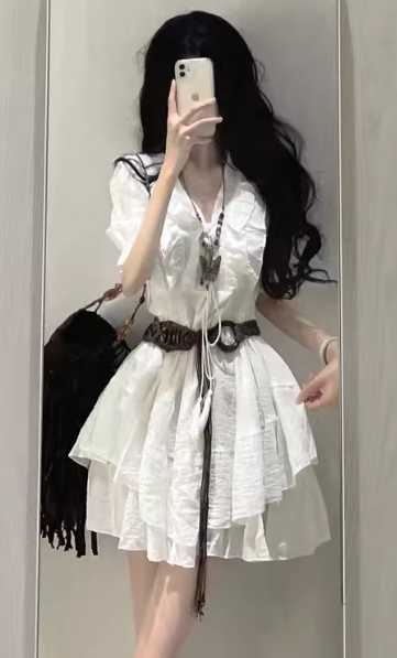 French-style 2026 New Pretty Women's Summer Short Dress