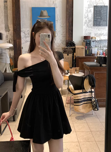 French-style 2026 New Pretty Women's Summer Short Dress