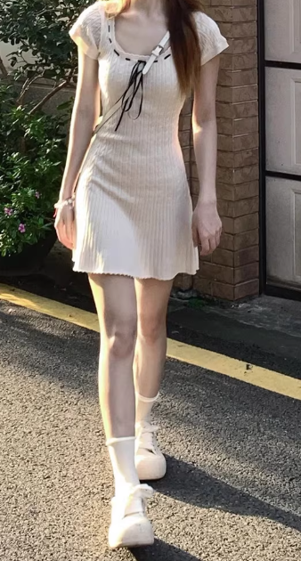 French-style 2026 New Pretty Women's Summer Short Dress