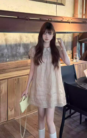 French-style 2026 New Pretty Women's Summer Short Dress