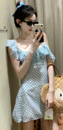 French-style 2026 New Pretty Women's Summer Short Dress