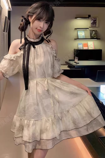 French-style 2026 New Pretty Women's Summer Short Dress