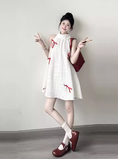 French-style 2026 New Pretty Women's Summer Short Dress