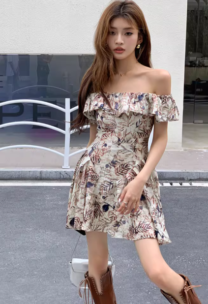 French-style 2026 New Pretty Women's Summer Short Dress