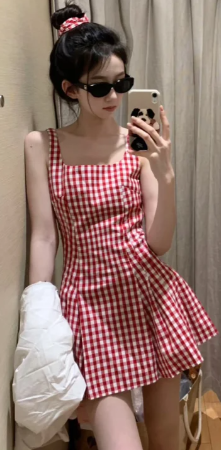 French-style 2026 New Pretty Women's Summer Short Dress
