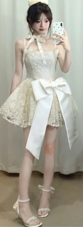 French-style 2026 New Pretty Women's Summer Short Dress