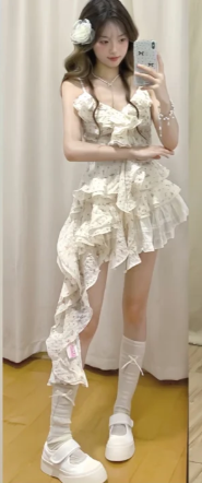 French-style 2026 New Pretty Women's Summer Short Dress