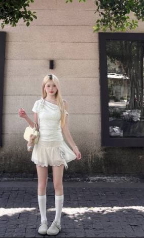 French-style 2026 New Pretty Women's Summer Short Dress