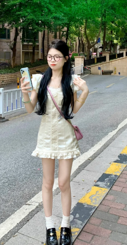 French-style 2026 New Pretty Women's Summer Short Dress