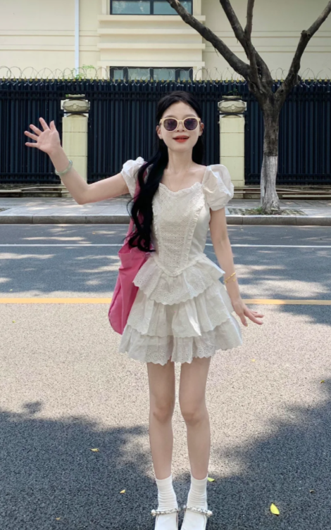 French-style 2026 New Pretty Women's Summer Short Dress