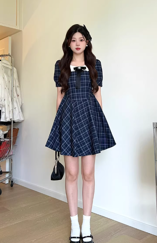 French-style 2026 New Pretty Women's Summer Short Dress