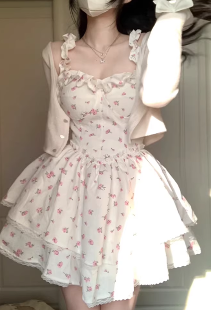 French-style 2026 New Pretty Women's Summer Short Dress