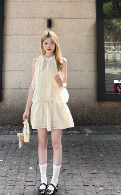 French-style 2026 New Pretty Women's Summer Short Dress