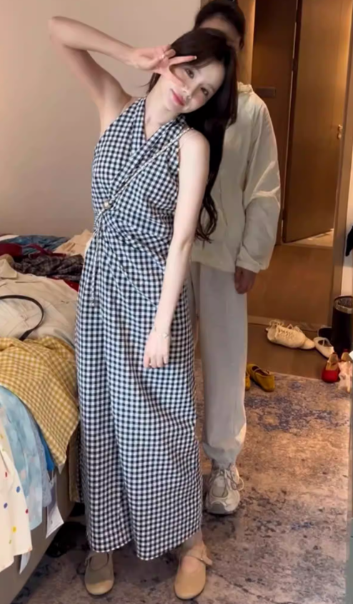 New Pretty French-style Elegant Summer Women's Long Dress