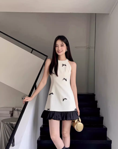 French-style 2026 New Pretty Women's Summer Short Dress