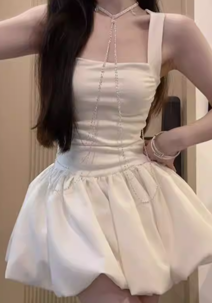 French-style 2026 New Pretty Women's Summer Short Dress