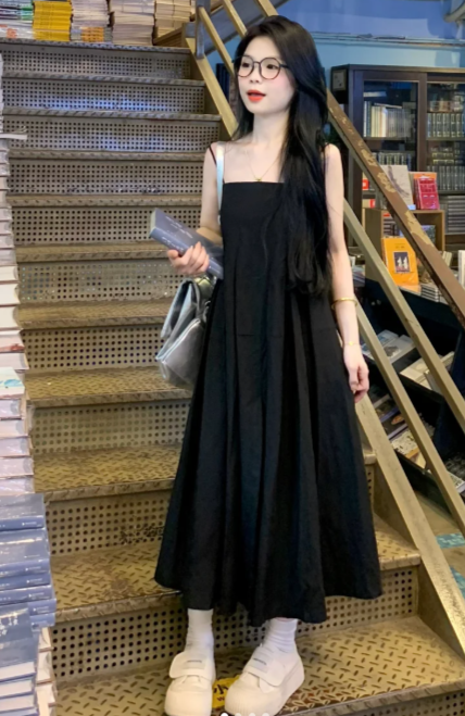 New Pretty French-style Elegant Summer Women's Long Dress