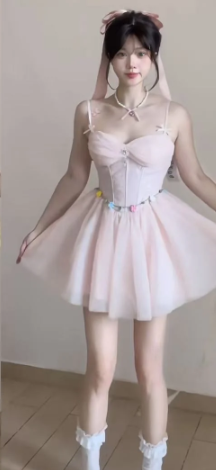 French-style 2026 New Pretty Women's Summer Short Dress