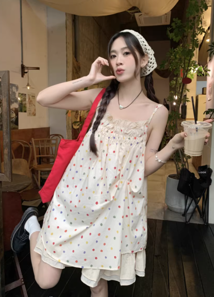 French-style 2026 New Pretty Women's Summer Short Dress