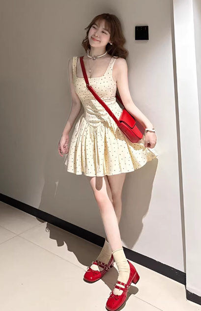 French-style 2026 New Pretty Women's Summer Short Dress
