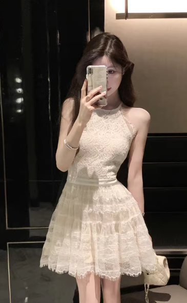 French-style 2026 New Pretty Women's Summer Short Dress