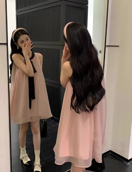 French-style 2026 New Pretty Women's Summer Short Dress