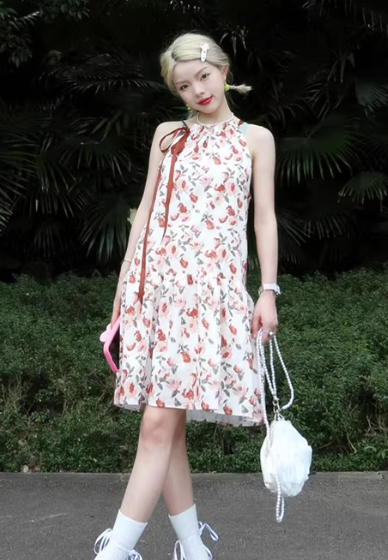 French-style 2026 New Pretty Women's Summer Short Dress
