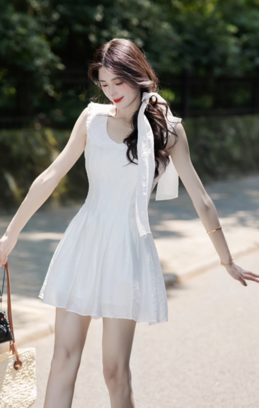 French-style 2026 New Pretty Women's Summer Short Dress