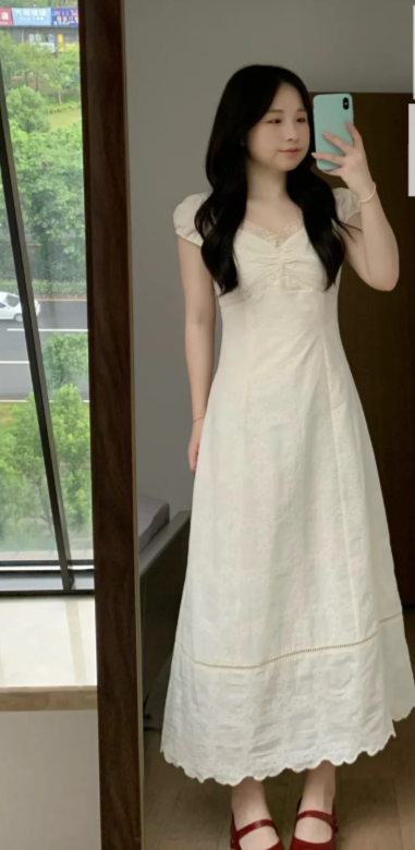 New Pretty French-style Elegant Summer Women's Long Dress