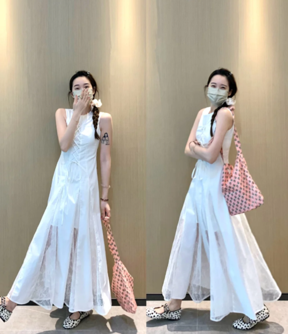 New Pretty French-style Elegant Summer Women's Long Dress