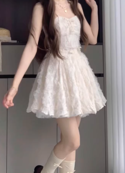 French-style 2026 New Pretty Women's Summer Short Dress
