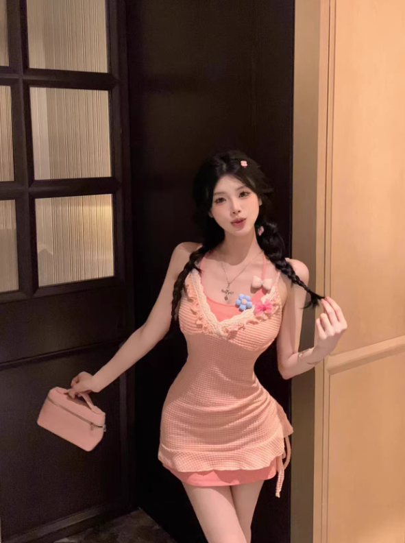 French-style 2026 New Pretty Women's Summer Short Dress