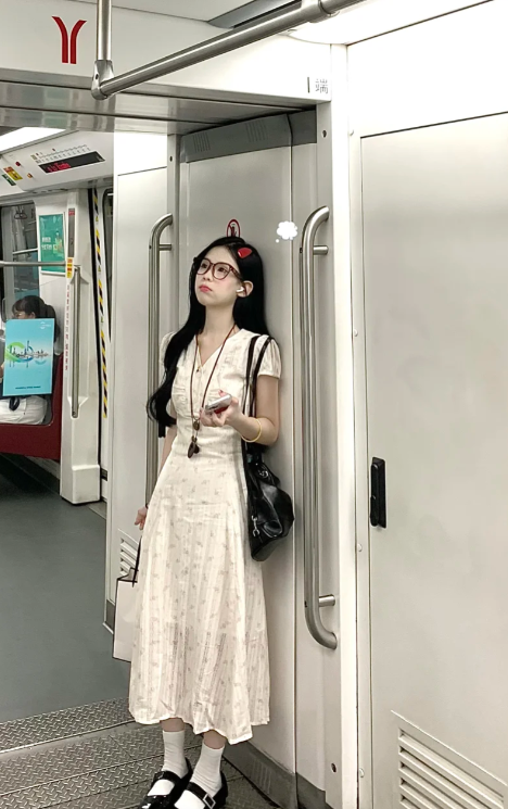 New Pretty French-style Elegant Summer Women's Long Dress