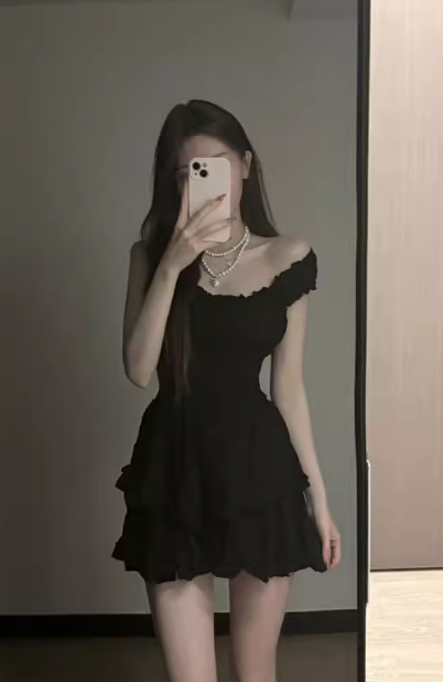 French-style 2026 New Pretty Women's Summer Short Dress