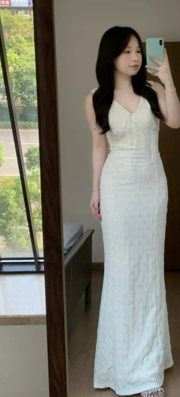 New Pretty French-style Elegant Summer Women's Long Dress