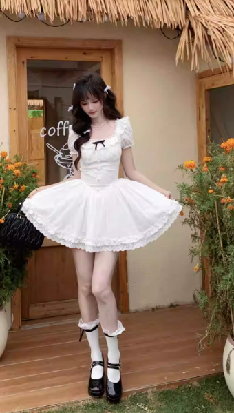 French-style 2026 New Pretty Women's Summer Short Dress