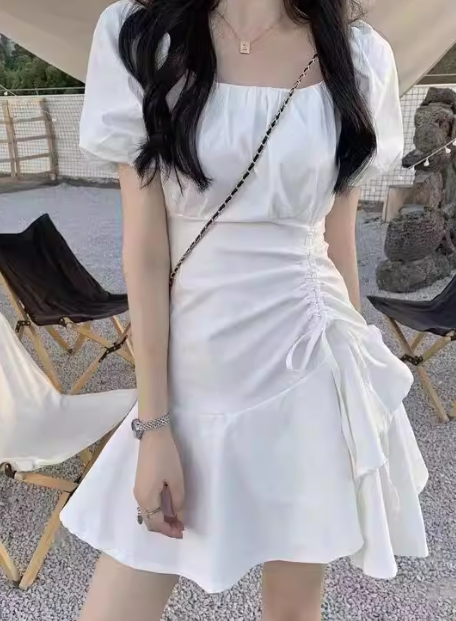 French-style 2026 New Pretty Women's Summer Short Dress