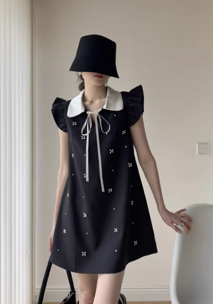 French-style 2026 New Pretty Women's Summer Short Dress