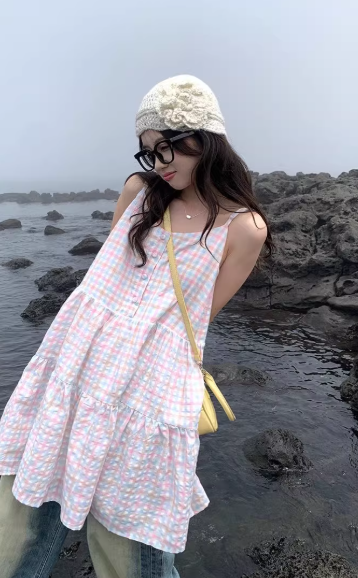 French-style 2026 New Pretty Women's Summer Short Dress