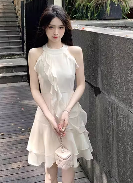 French-style 2026 New Pretty Women's Summer Short Dress